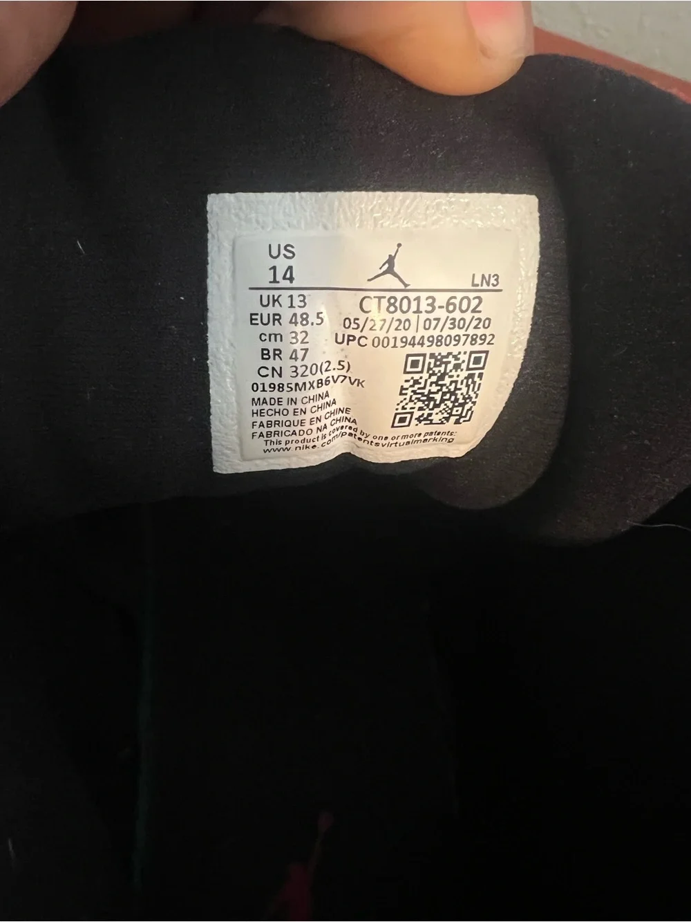 Air Jordan 12 Reverse Flu Size 14 $200 or best offer - Picture 6 of 8